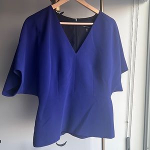 NWT Judith & Charles Made in Canada Ophelia Blouse Blue Size 8